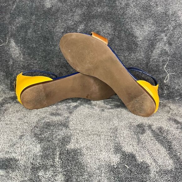 Tory Burch Casey Colorblock Sandals Women size 5.5 - Picture 7 of 8